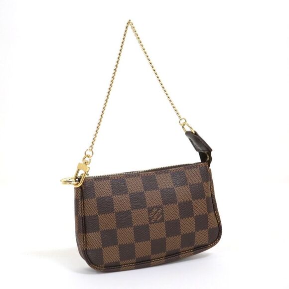 Louis Vuitton Mini Damier Ebene Pochette - Picture 1 of 7